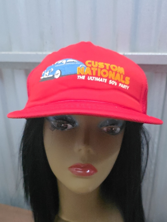 Other - Red Trucker Hat - Branded Party Cap